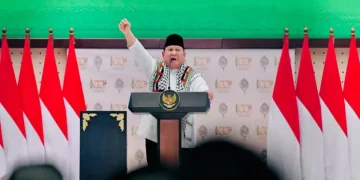 Teriakan Free Palestine Menggema di Resepsi 100 Tahun Gontor