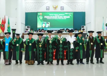 UIN Ar-Raniry Kukuhkan 9 Guru Besar, Jumlah Profesor Kini 65 Orang