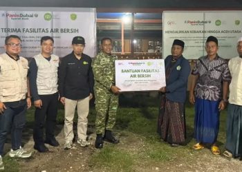 Dandim Aceh Utara dan Mitra Serahkan Sumur Bor untuk Dayah Darut Thalibin