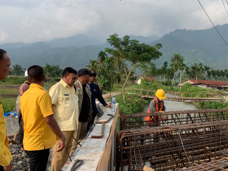 Jembatan Lawe Kisam Aceh Tenggara Target Selesai Desember