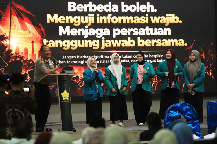 Kuliah Umum di FKIP USK, Kapolda Aceh Ajak Mahasiswa Jaga Demokrasi di Era Algoritma