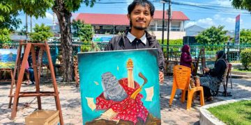 Mahasiswa UIA Juara 1 Lomba Melukis HUT ke-27 Bireuen