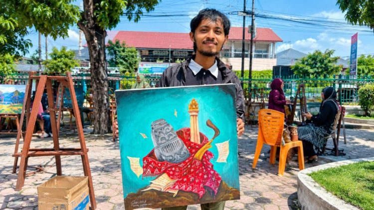 Mahasiswa UIA Juara 1 Lomba Melukis HUT ke-27 Bireuen