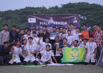 Satu FC FTK Juara Piala Rektor UIN Ar-Raniry 2026, Gol Penalti Habib Jadi Penentu