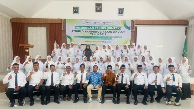 UIN Ar-Raniry Bantu Sekolah di Nagan Raya Tingkatkan Pengelolaan Perpustakaan