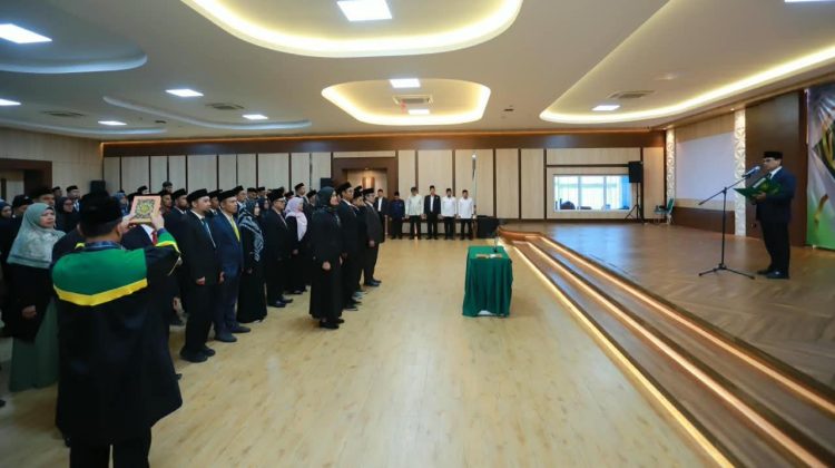 UIN Ar-Raniry Lantik Puluhan Ketua dan Sekretaris Prodi, Ini Pesan Rektor
