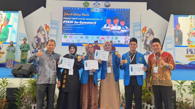 UIN Ar-Raniry Raih 4 Emas di PKM PTKIN se-Sumatera 2026, Semua Peserta Bawa Pulang Medali