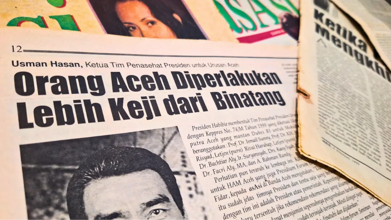 Salah satu judul berita di Tabloid asAsi